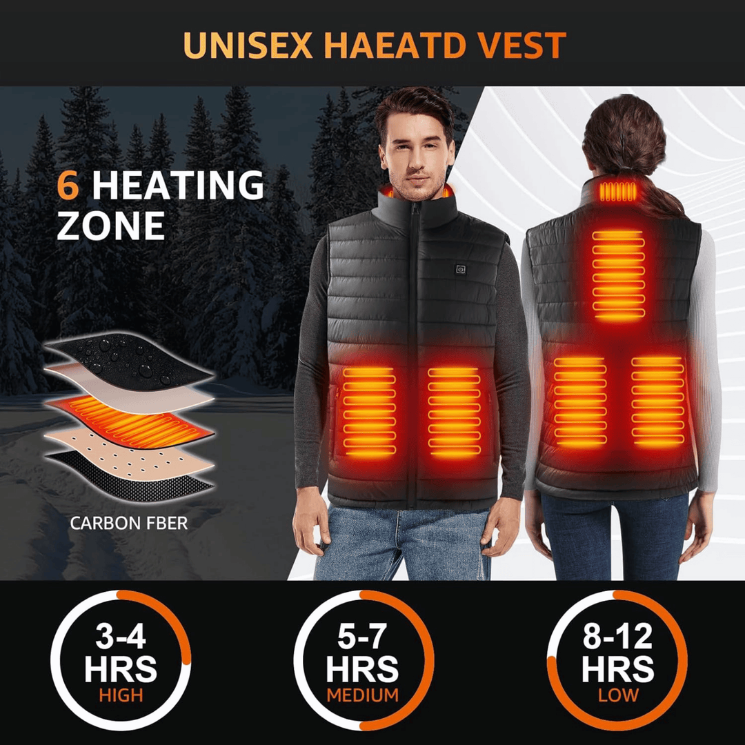 Heat Hollow™ Lightweight Heated Gilet with 3 Heat Modes