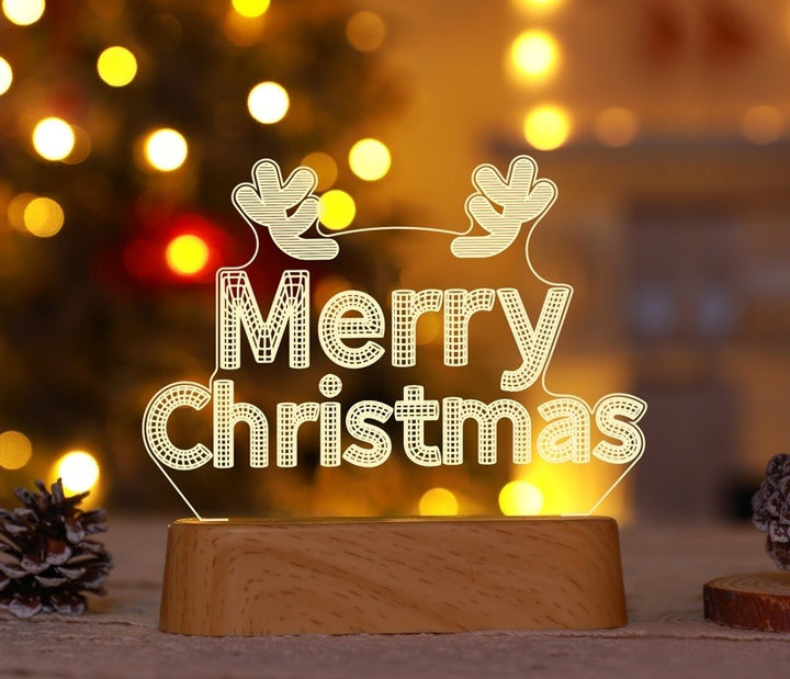 3D acrylic Christmas night light