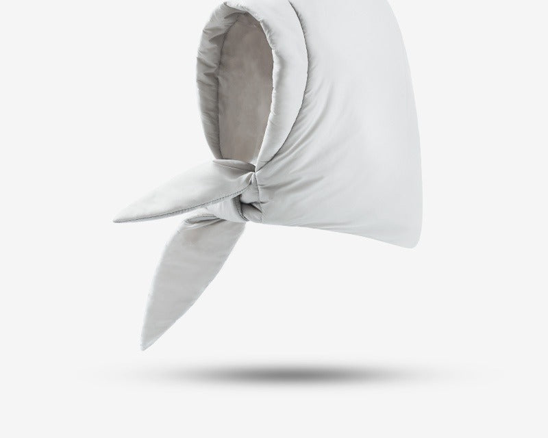 Padded winter trapper hat with ear flaps