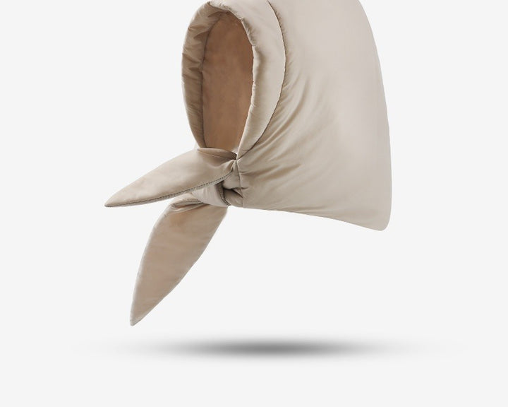 Padded winter trapper hat with ear flaps