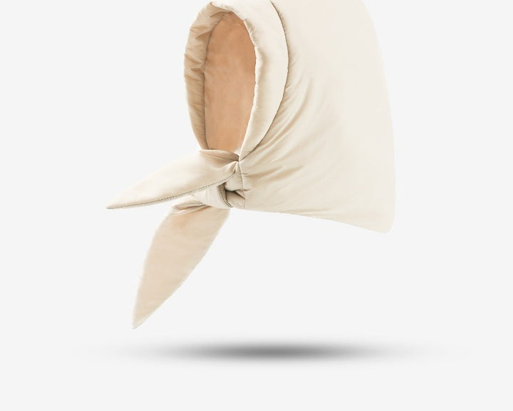 Padded winter trapper hat with ear flaps