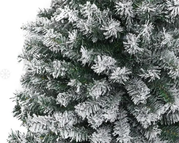 Snow-flocked slim tree, 6ft, unlit