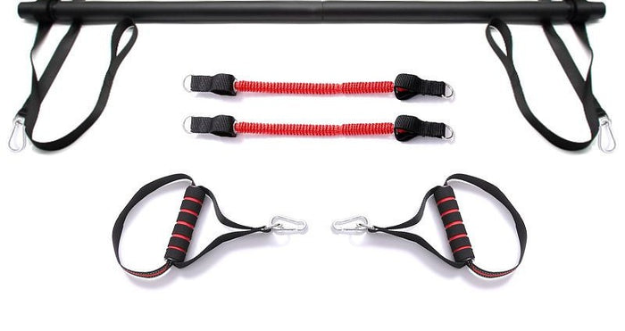 Heat Hollow Pilates bar kit with resistance bands and straps