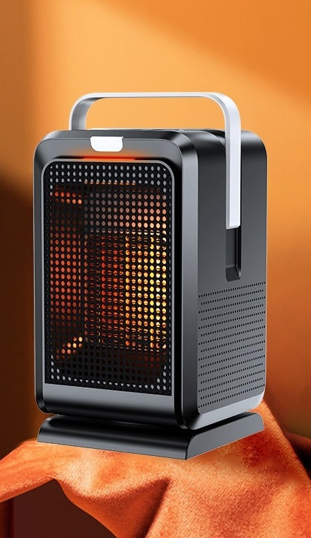 Heat Hollow Oscillating Ceramic Fan Heater with Remote and Timer