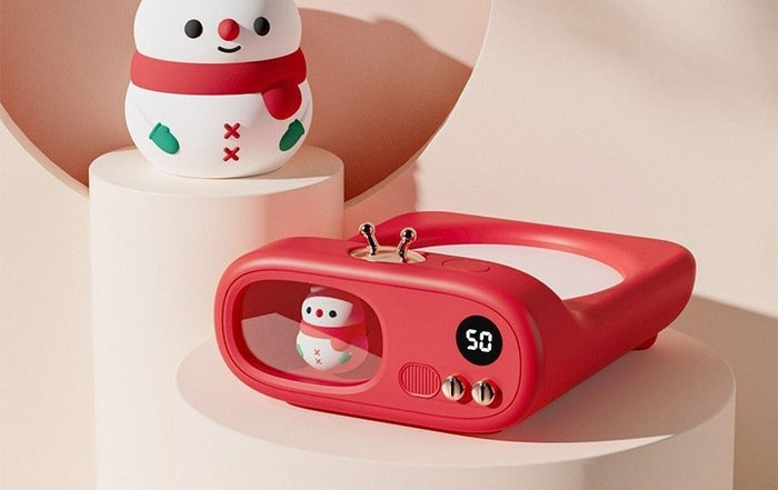 Heat Hollow TV-Shaped Mug Warmer with Character and Night Light