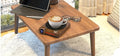 Walnut electric mug warmer with display