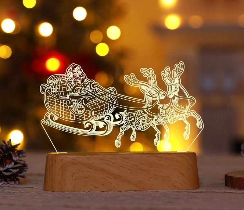 3D acrylic Christmas night light