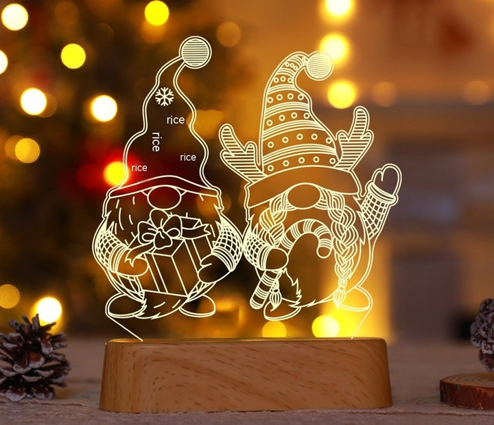 3D acrylic Christmas night light