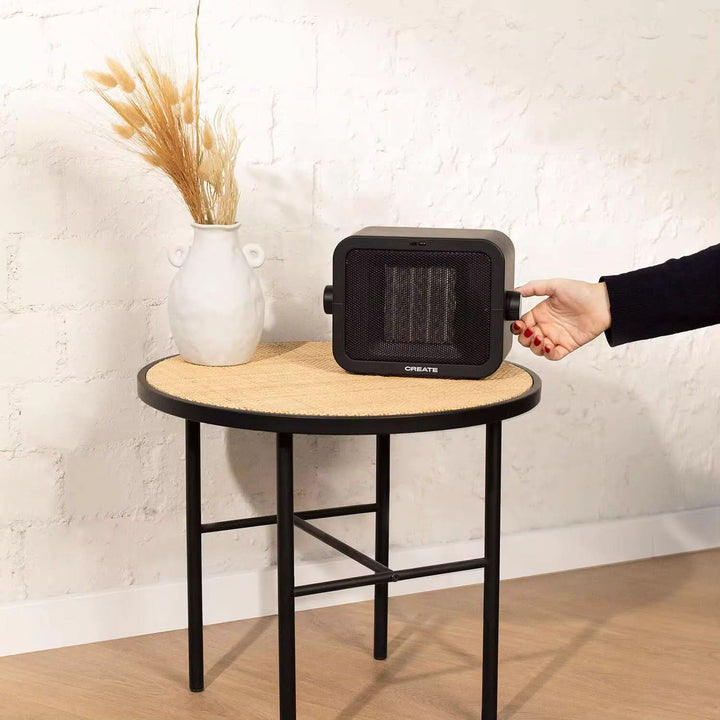 Portable Ceramic Space Heater 1500W with Overheat Safety Protection