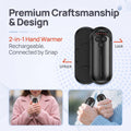 Heat Hollow™ Rechargeable Hand Warmers 2-Pack, Up to 15 Hours