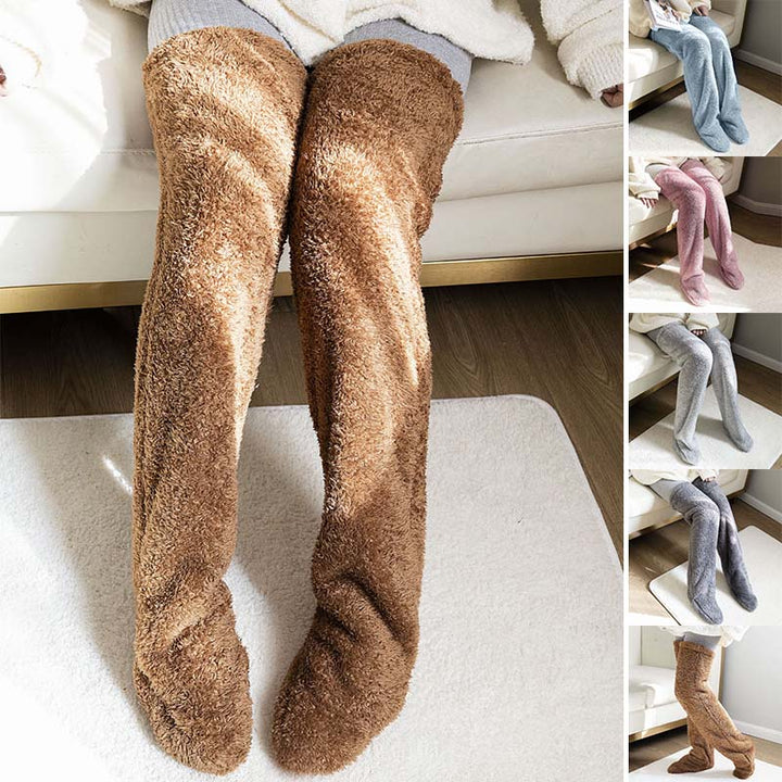 Thermal Knee Warmer Socks with Breathable, Snug Fit
