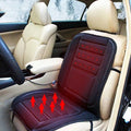 Heat Hollow™ 12V Heated Seat Cushion with Back Support and Memory Foam