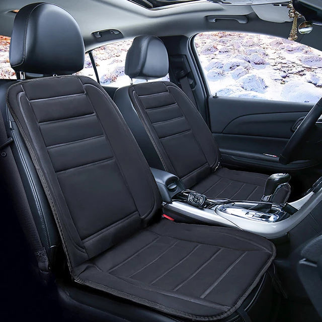 Heat Hollow™ Full Coverage Heated Car Seat Cushion, Warm in 3 Minutes