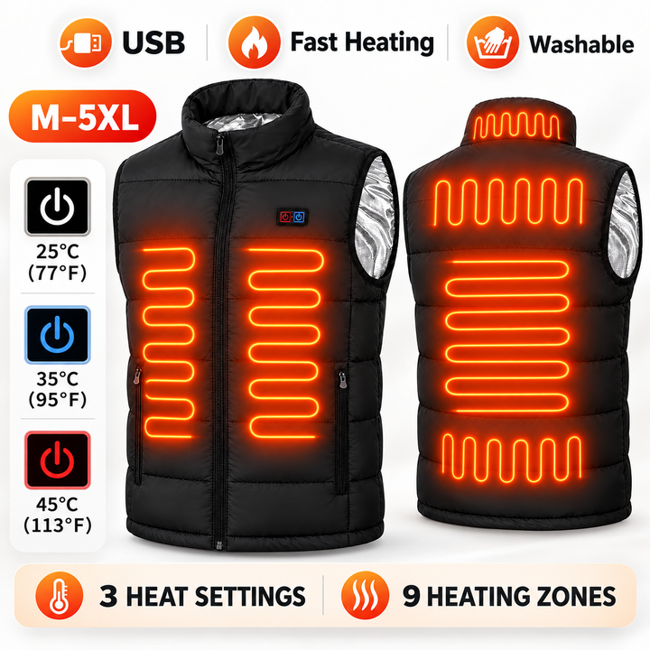 Heat Hollow™ Graphene Heated Softshell Jacket with 9 Heating Zones