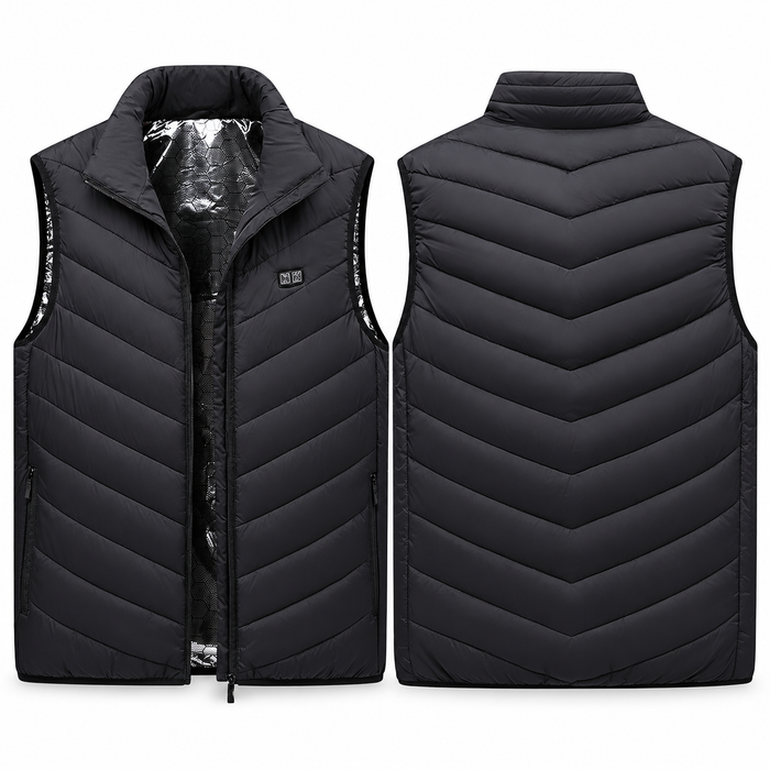 Heat Hollow™ Heated Gilet with 13 Heating Zones for Cold Days