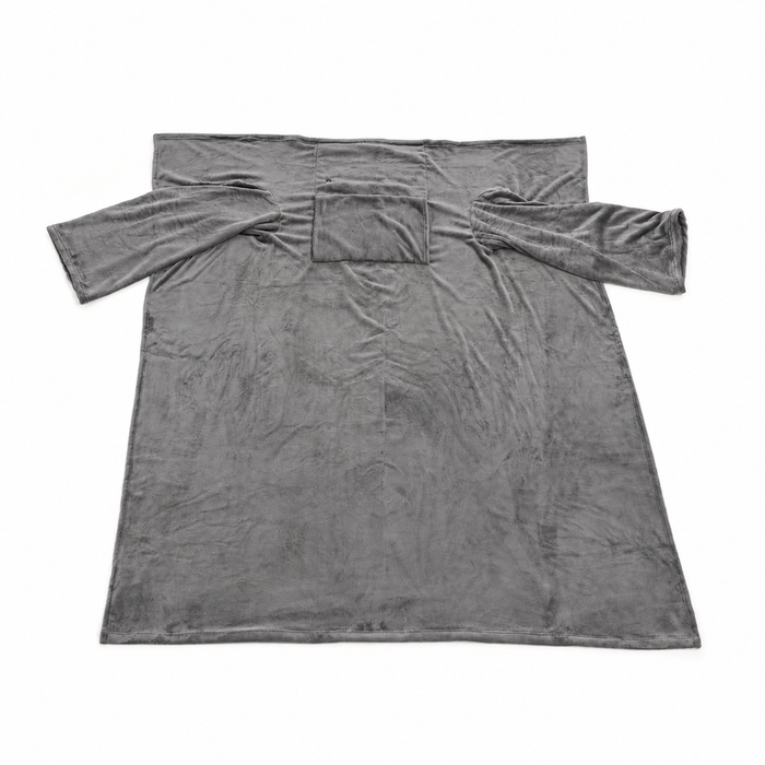 Heat Hollow™ Heated Wearable Blanket with Sleeves and Chest Heat Panel