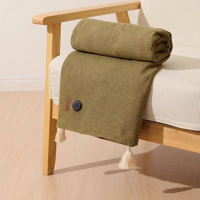 Heat Hollow™ Lightweight USB Heated Travel Blanket 150 x 80 cm