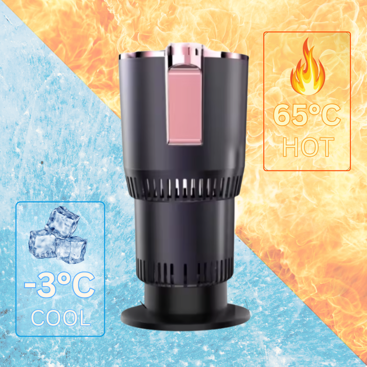 Portable Drink Cooler and Warmer for Hot or Cold in Minutes