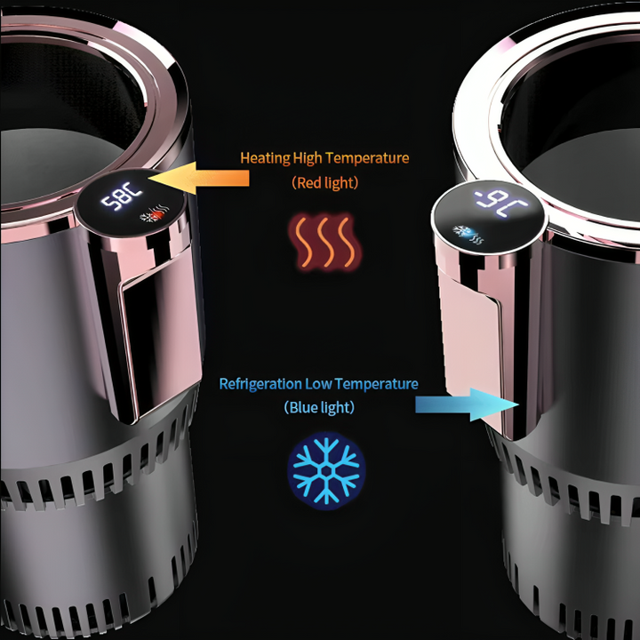 Portable Drink Cooler and Warmer for Hot or Cold in Minutes