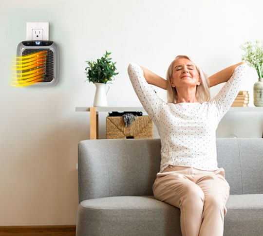 Heat Hollow™ Slim Electric Heater with Quick Warm-Up and Temperature Control