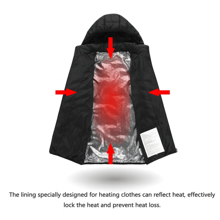 Heat Hollow™ Heated Jacket with Front and Back Heating Zones