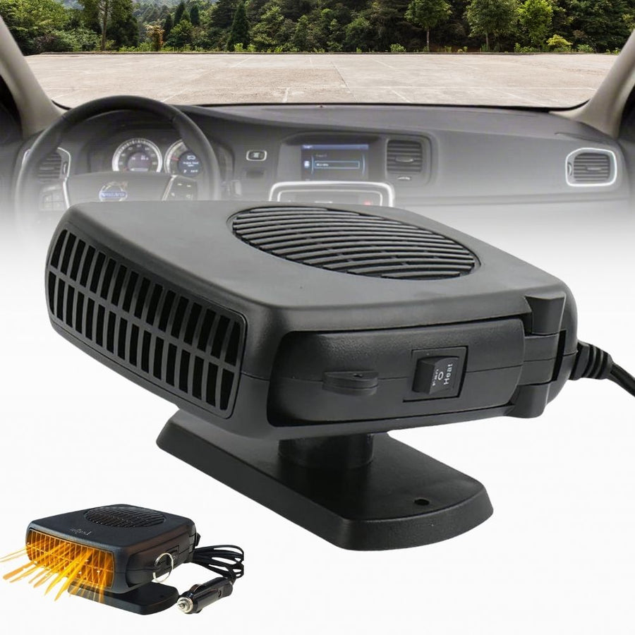 Ceramic Car Heater 12V | 150-300W Heating and Fan Settings | Quick Demisting & Heating for Any Vehicle