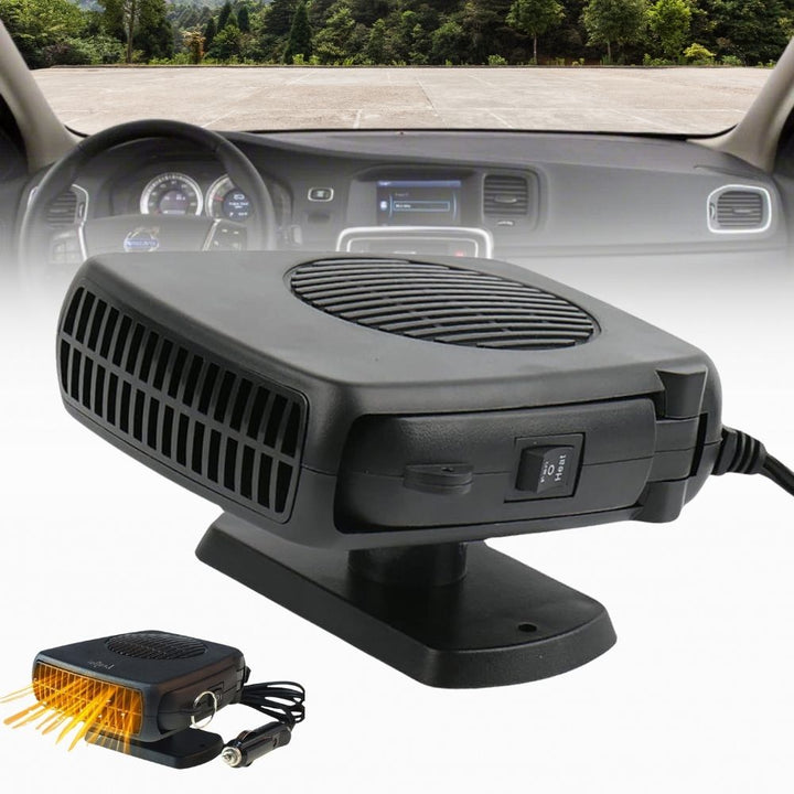 Ceramic Car Heater 12V | 150-300W Heating and Fan Levels | Quick De-icing &amp; Heating for Any Vehicle