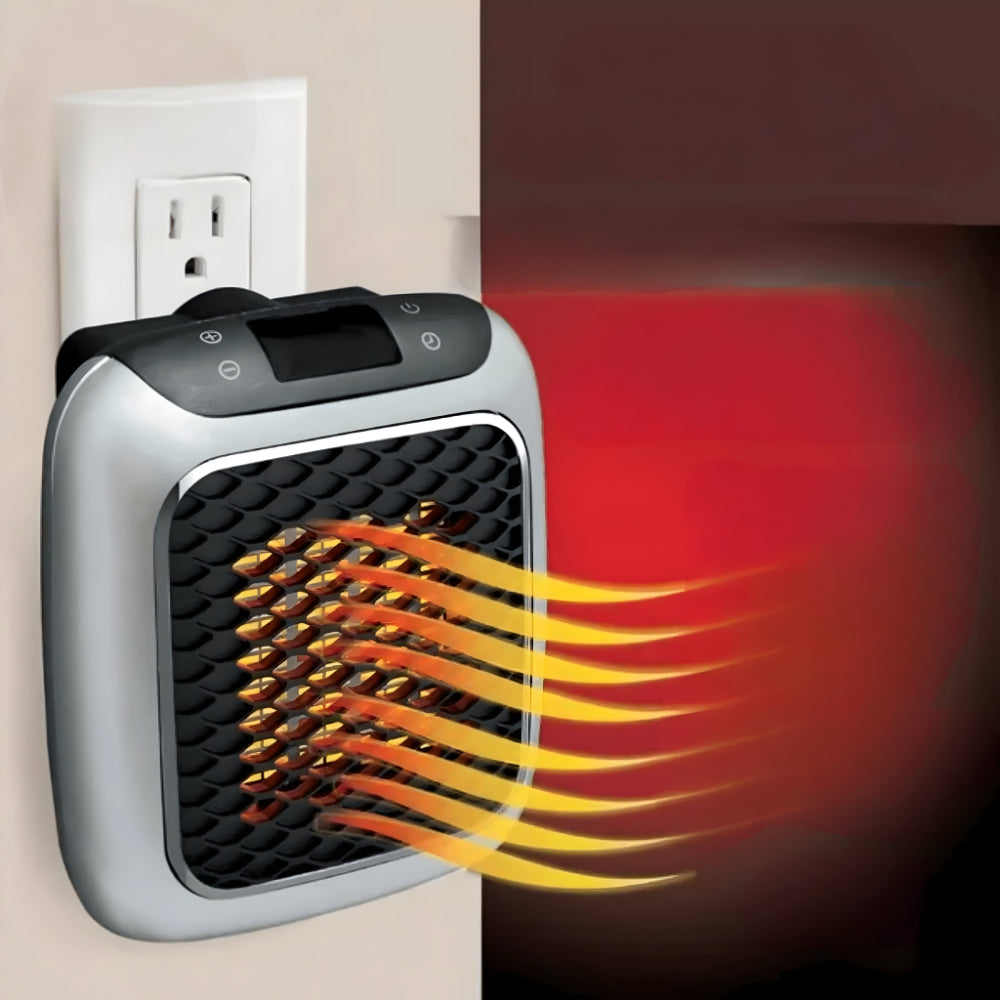 Heat Hollow™ Ceramic Wall Heater with Thermostat, 16–32 °C