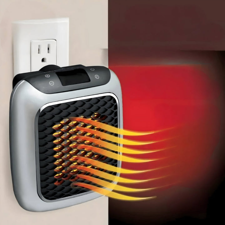 Heat Hollow™ Ceramic Wall Heater with Thermostat, 16–32 °C
