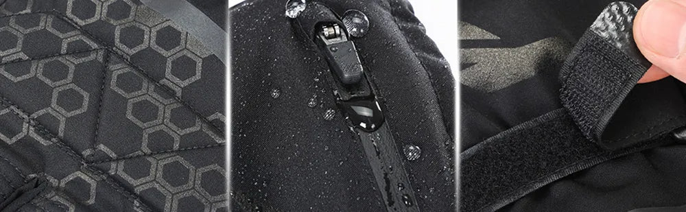 Waterproof Heated Ski Gloves with 2500mAh Rechargeable Battery