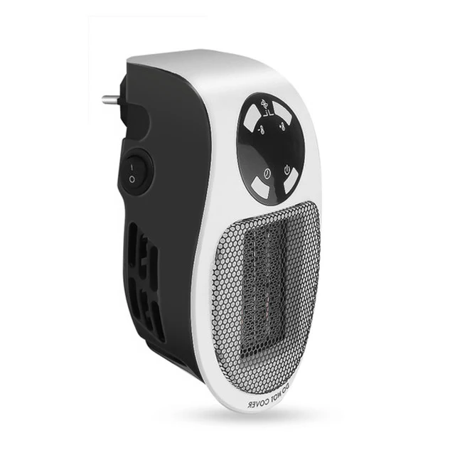 Mini Heater | Programmable 12-Hour Timer | Quiet Operation with Remote Control and Thermostat 15-32°C