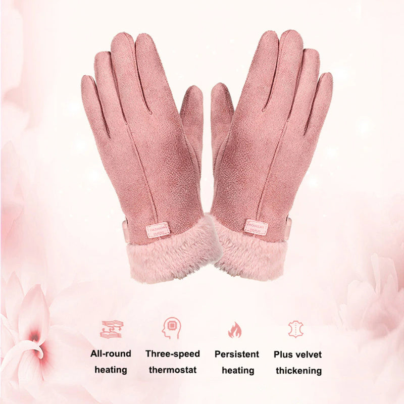 Heated Winter Gloves with 5000mAh Battery and 8-Hour Warmth