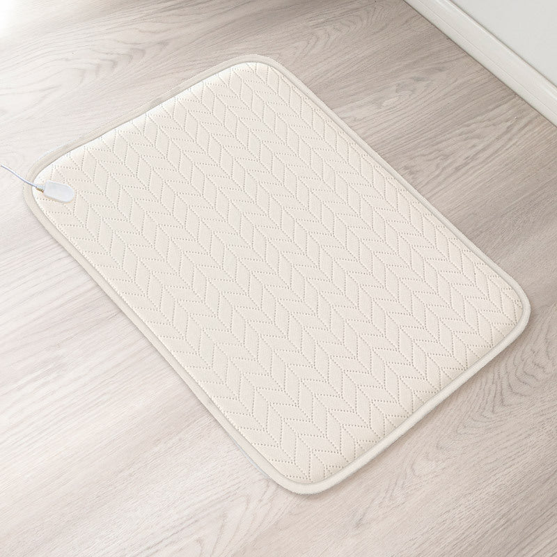 Ergonomic Electric Heat Pad with 3 Settings and Washable Cover