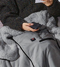 Heat Hollow™ Women's Hooded Heated Snuggle Blanket with Pockets