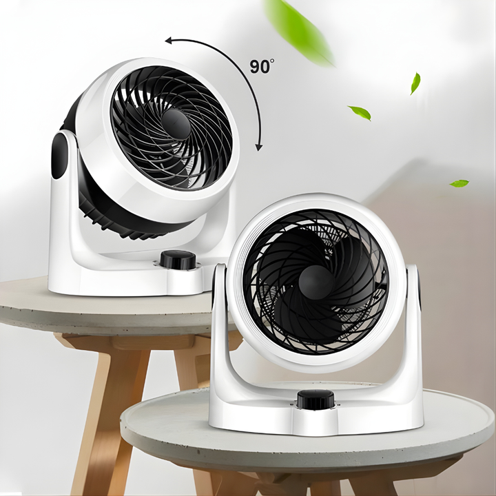 Portable Electric Fan Heater with Quiet Air Circulation