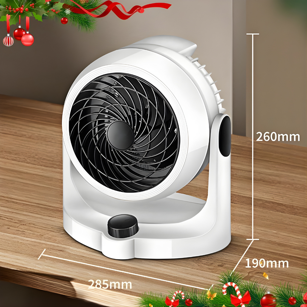 Portable Electric Fan Heater with Quiet Air Circulation