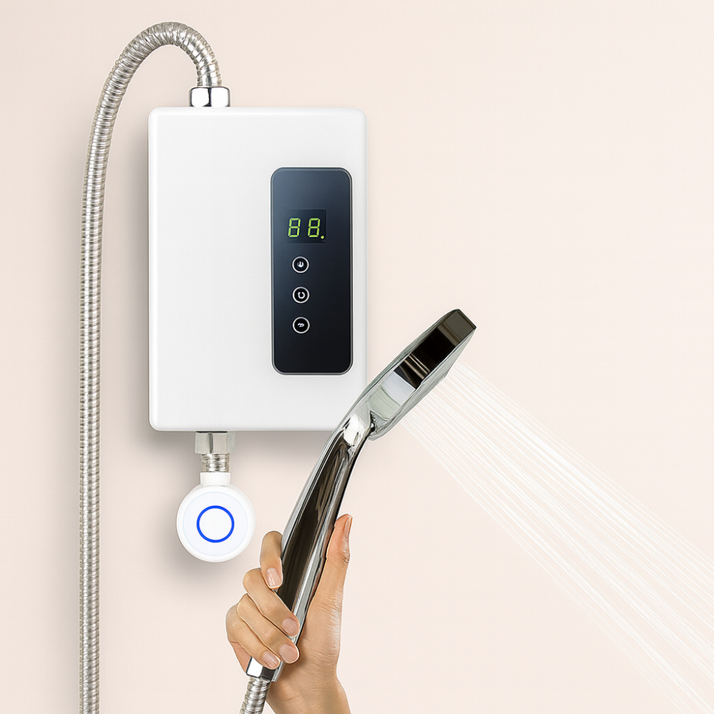 Portable Electric Water Heater 3500W – Tankless, Compact and Energy-efficient Flow Water Heater