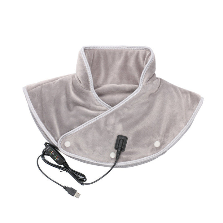 Heat Hollow™ USB Heated Neck &amp; Shoulder Wrap with Gentle Massage