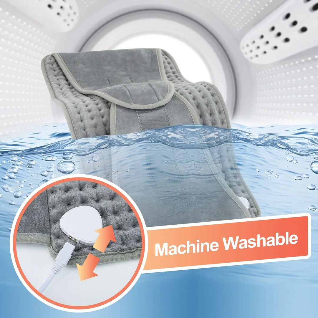 Electric Heating Belt for Back and Tummy with 9 Heat Levels – Heat Hollow