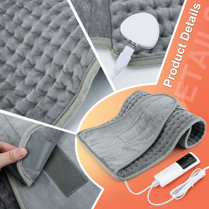 Electric Heating Belt for Back and Tummy with 9 Heat Levels – Heat Hollow