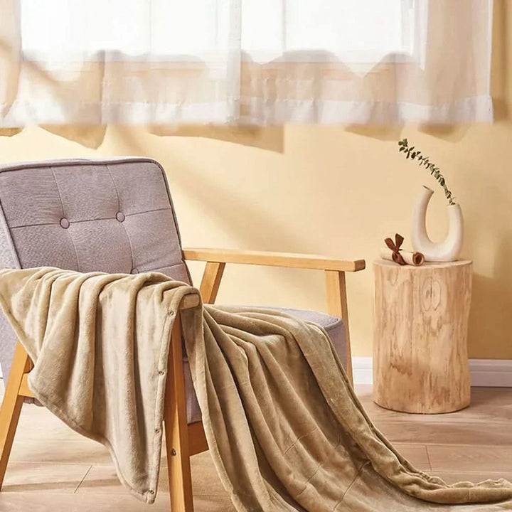 ElectricCuddle USB Heated Fleece Blanket – Portable &amp; Adjustable