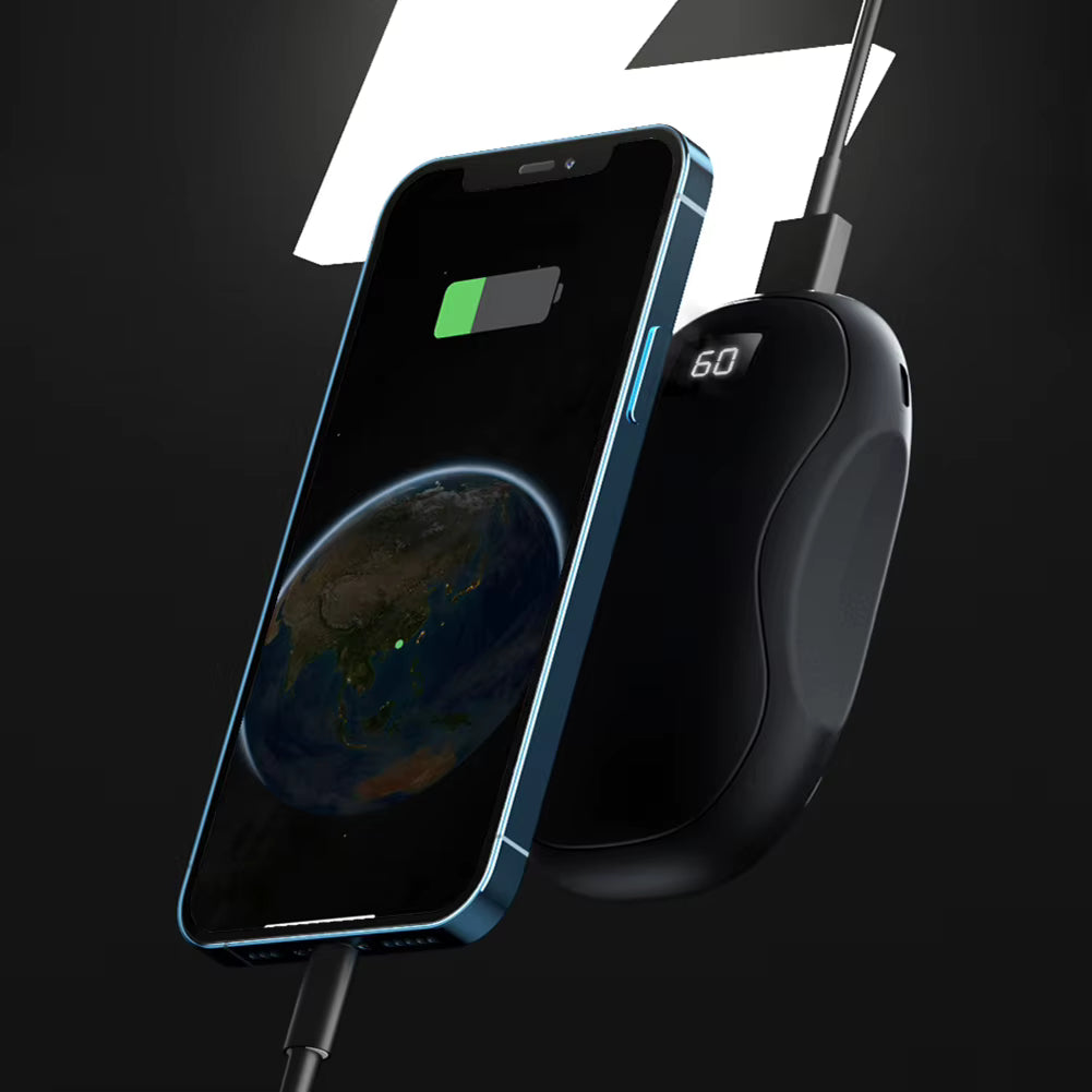 Heat Hollow™ Hand Warmer and Power Bank with Three Heat Settings