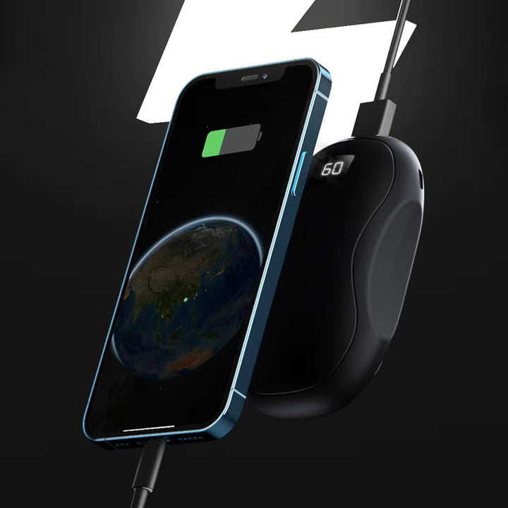 Heat Hollow™ Hand Warmer and Power Bank with Three Heat Settings