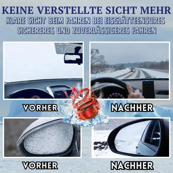 Window De-icer | Solar-Powered Heating Aid for Cars | Reduces Fogging and Moisture | Frostiq