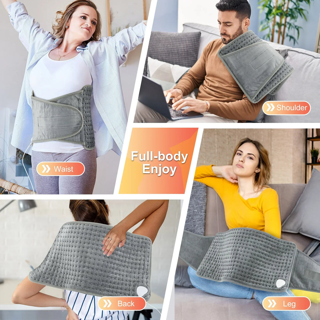 Electric Heating Belt for Back and Tummy with 9 Heat Levels – Heat Hollow