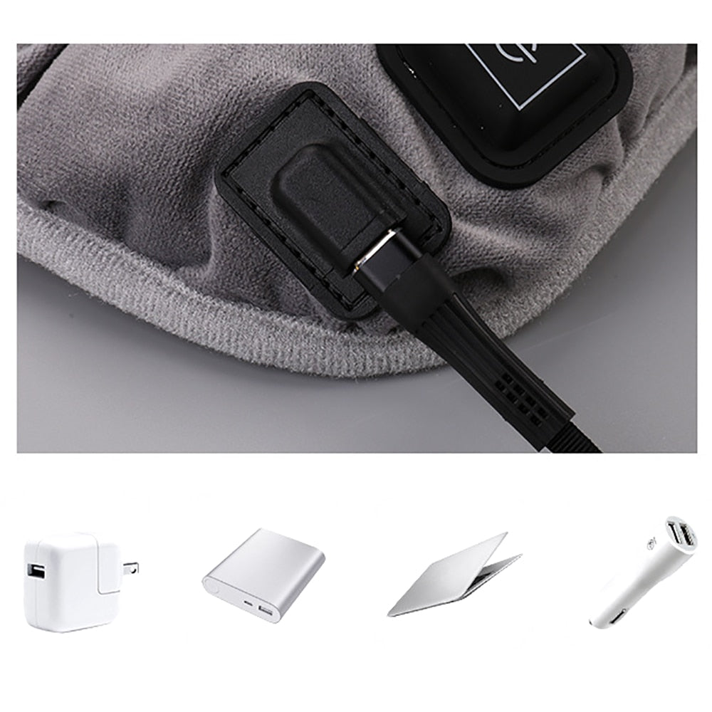 USB-C Heated Seat Pad, 45 x 45 cm, 3 Heat Levels – Heat Hollow