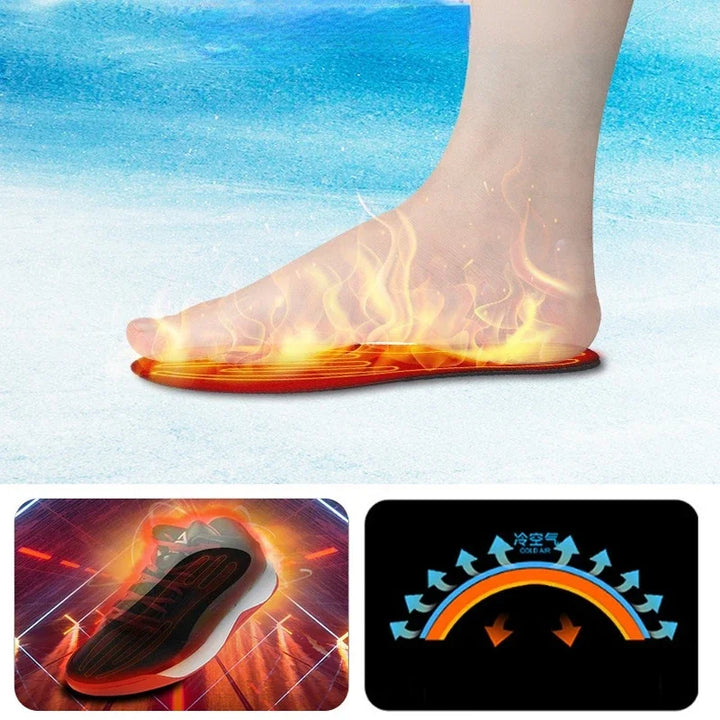 USB Heated Insoles With Carbon Fibre Heating, Cut to Fit – Heat Hollow