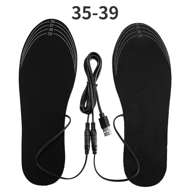 USB Heated Insoles With Carbon Fibre Heating, Cut to Fit – Heat Hollow