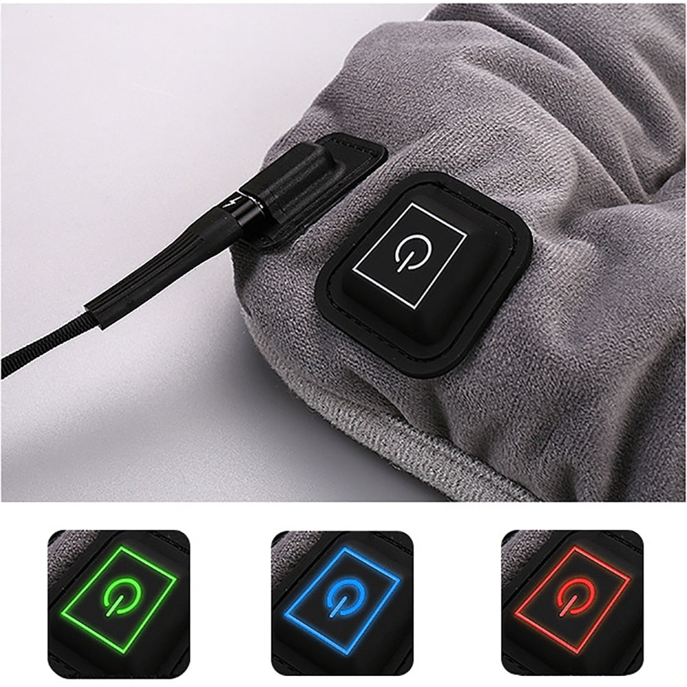 USB-C Heated Seat Pad, 45 x 45 cm, 3 Heat Levels – Heat Hollow