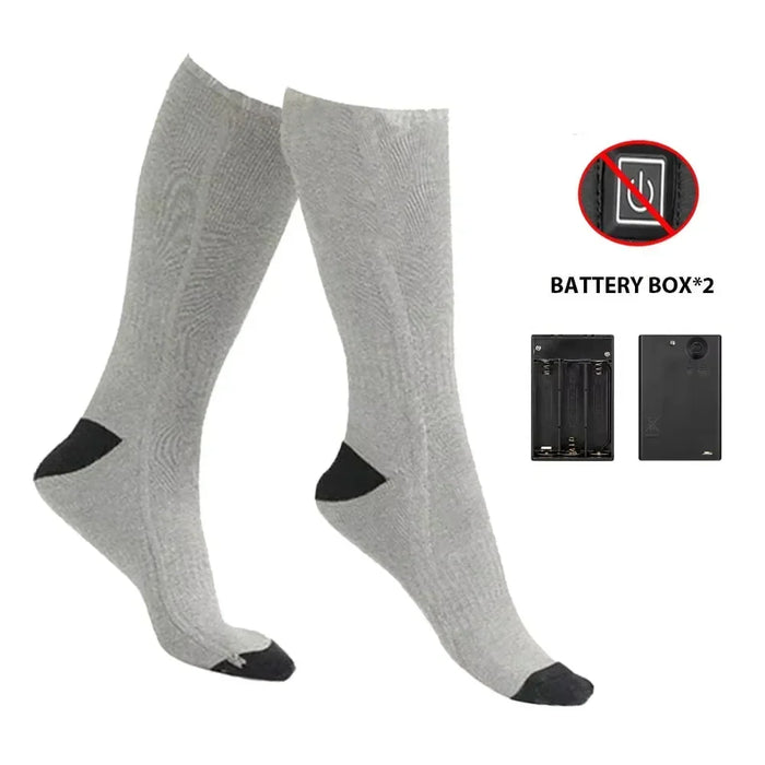 Heat Hollow™ Battery-Powered Heated Socks Warming Toes and Soles